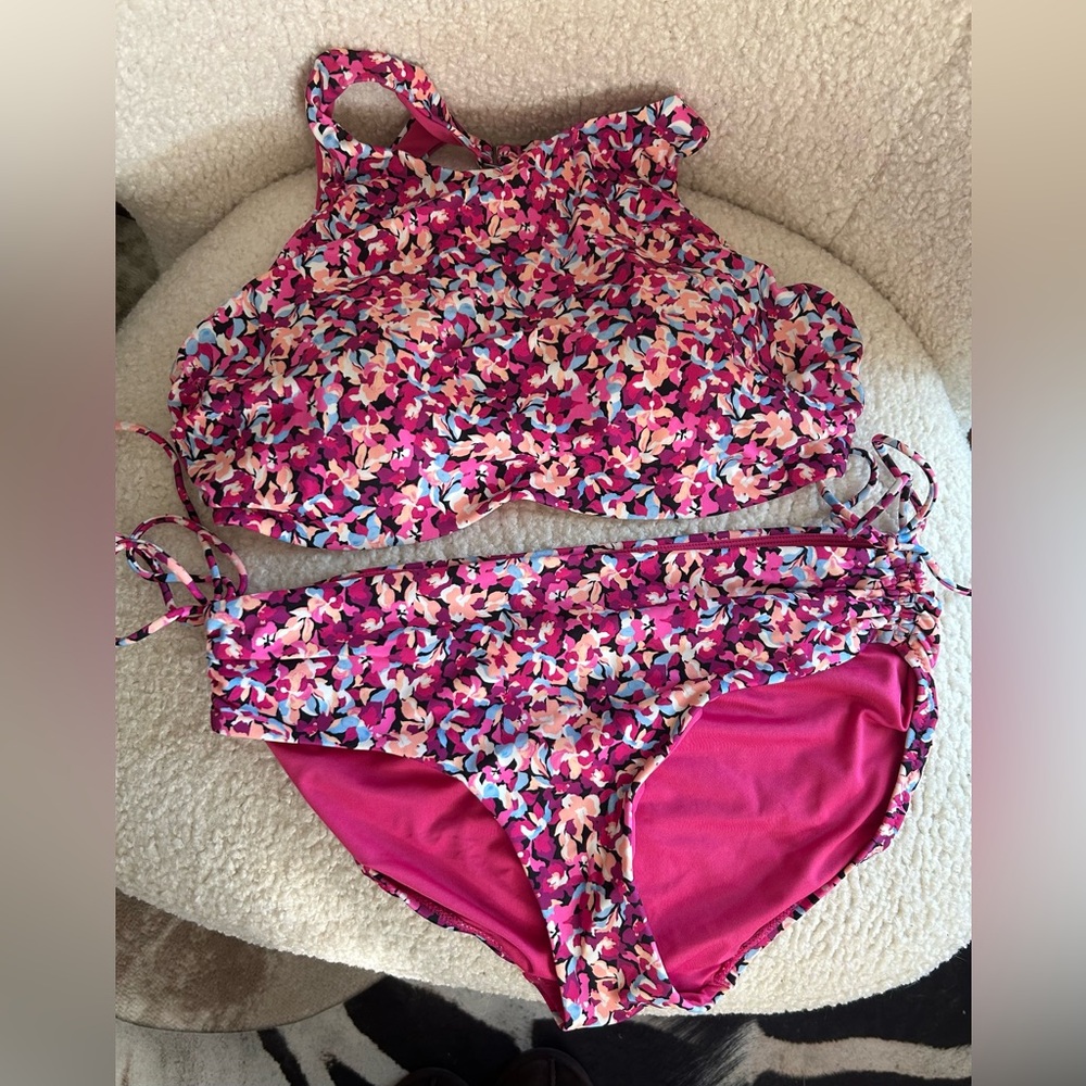Athleta Floral Bikini Set